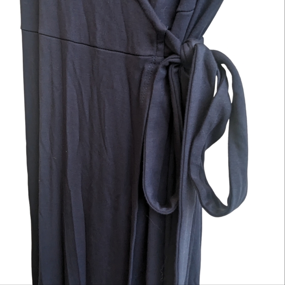 Lulu's Evolve Navy Blue Wrap Maxi Dress - Picture 9 of 12